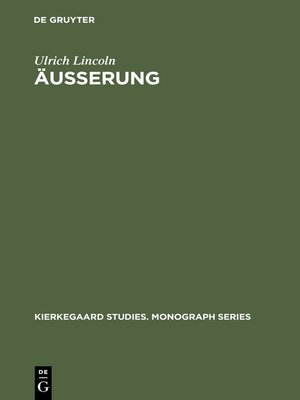cover image of Äußerung